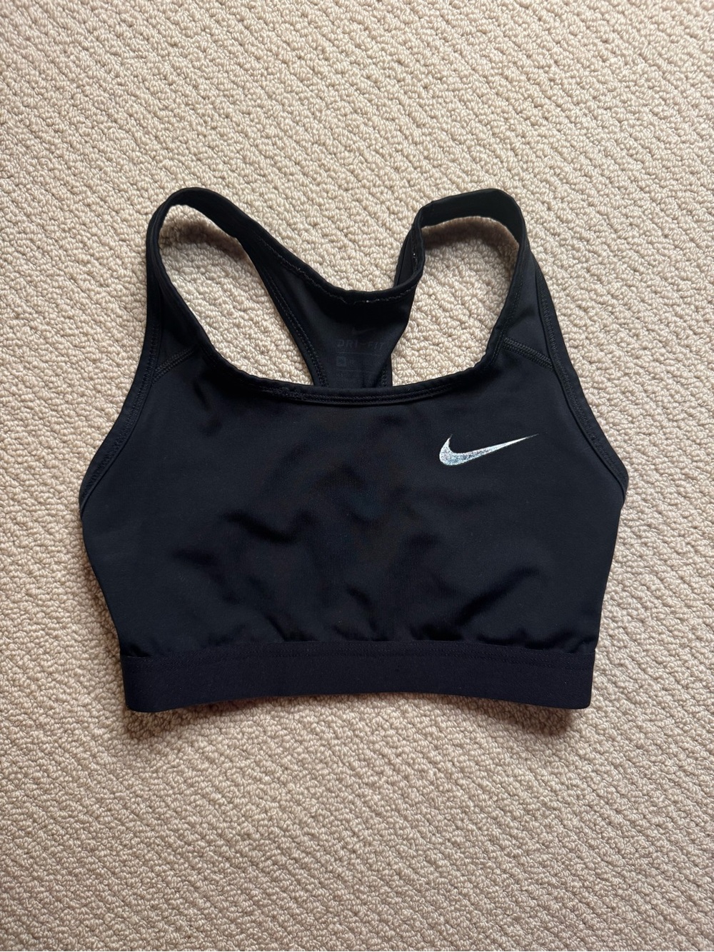 Women’s XS Nike  Women’s Black Dri-FIT Sports Bra